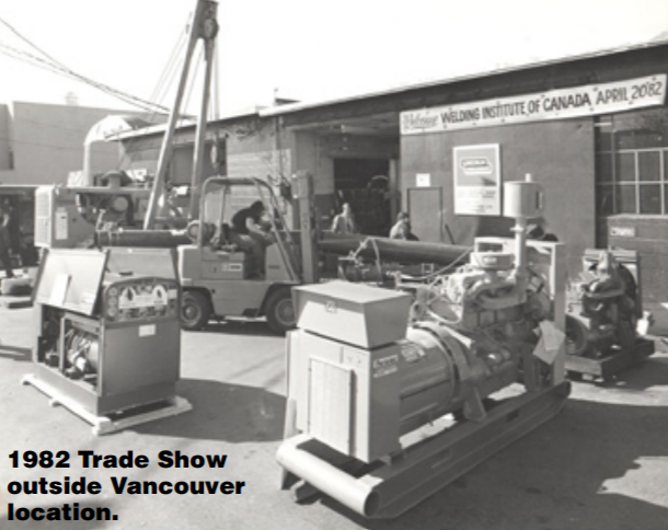 1982 Trade Show outside Vancouver location.